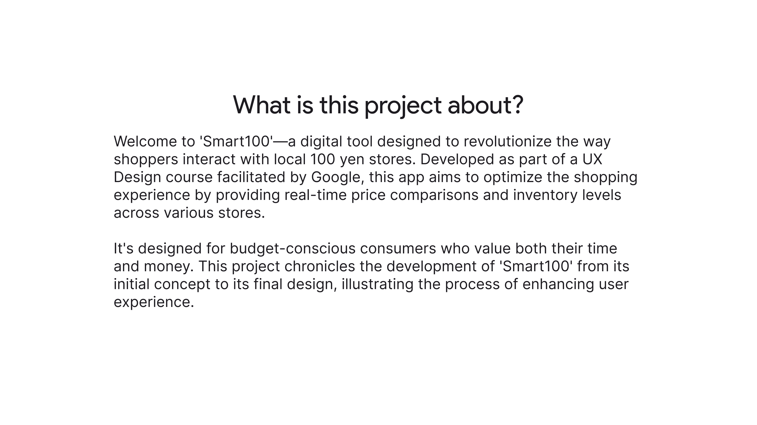 Project overview placeholder