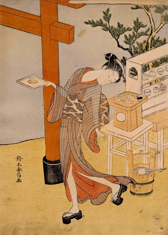 Kasamori Osen with Dango