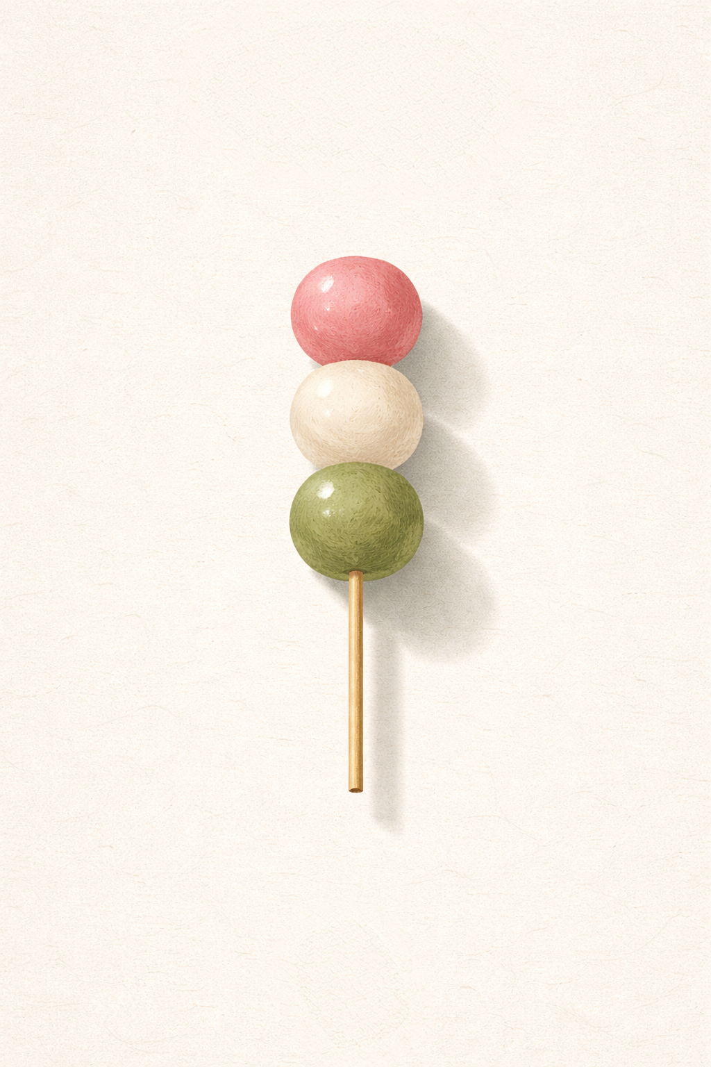 Kushi-dango — three-color mochi