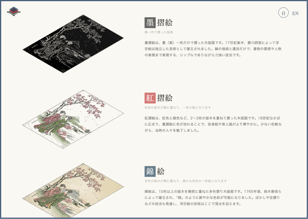 Top page design process step 9